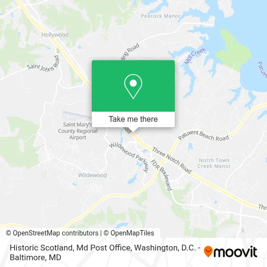 Historic Scotland, Md Post Office map