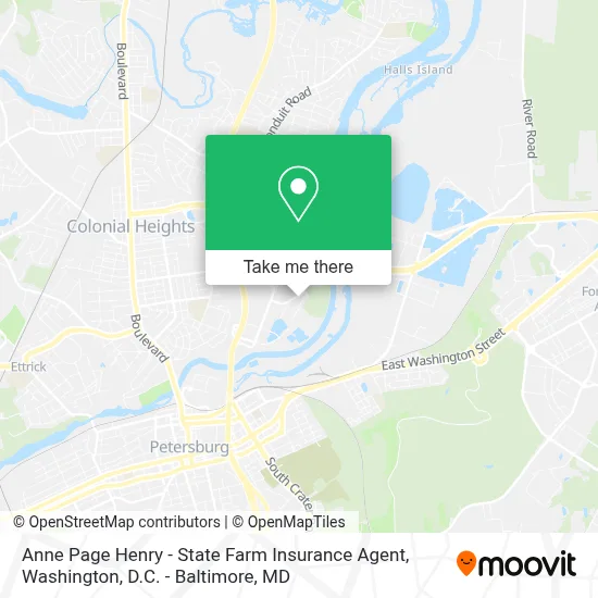 Anne Page Henry - State Farm Insurance Agent map
