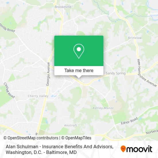 Alan Schulman - Insurance Benefits And Advisors map