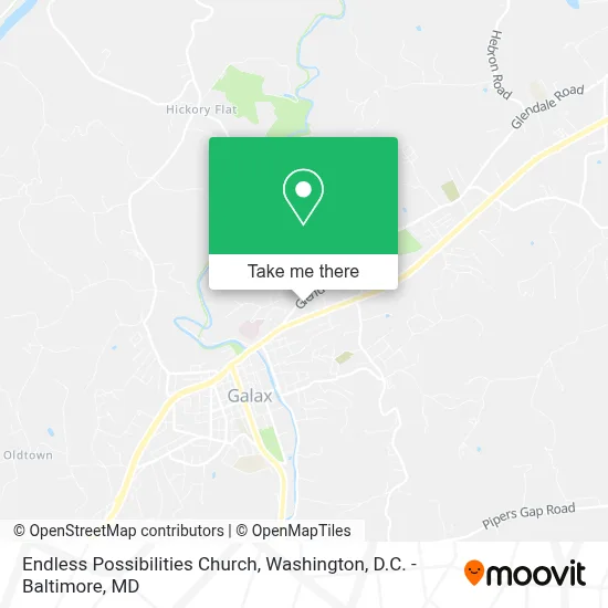 Endless Possibilities Church map