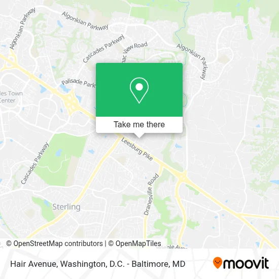 Hair Avenue map