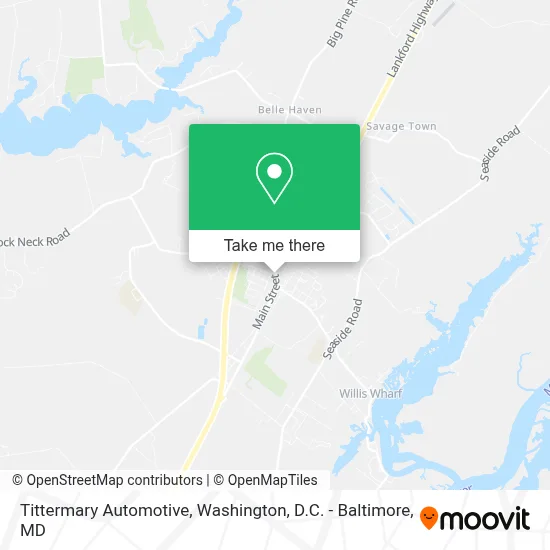Tittermary Automotive map