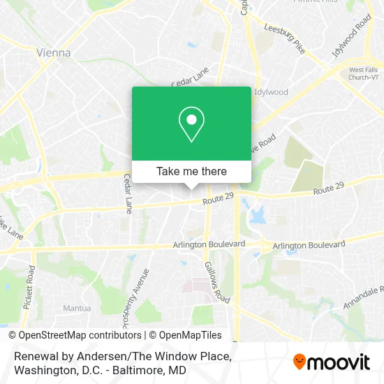 Renewal by Andersen / The Window Place map