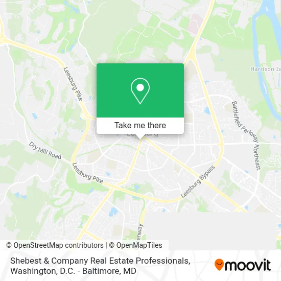 Shebest & Company Real Estate Professionals map
