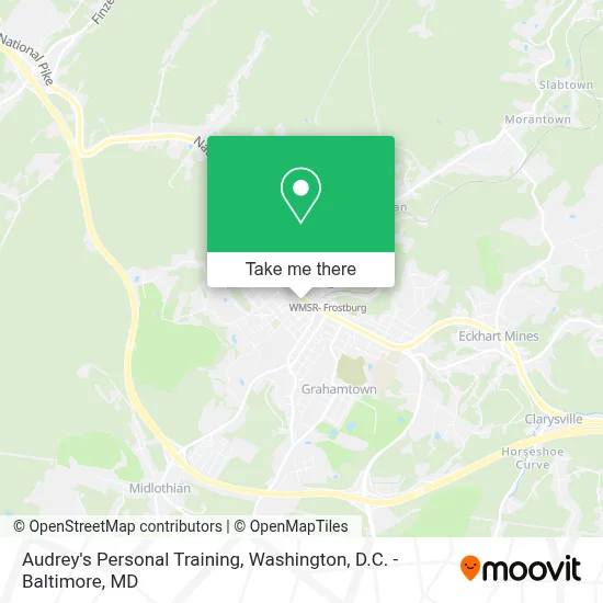 Audrey's Personal Training map