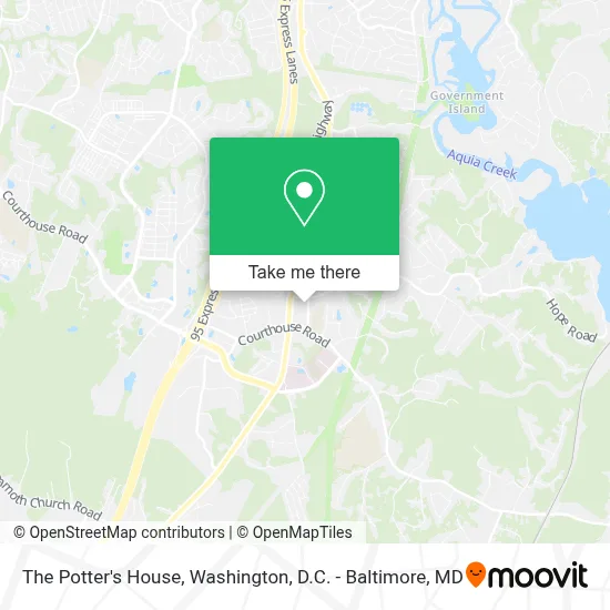 The Potter's House map
