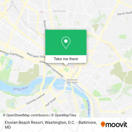 Elysian Beach Resort map