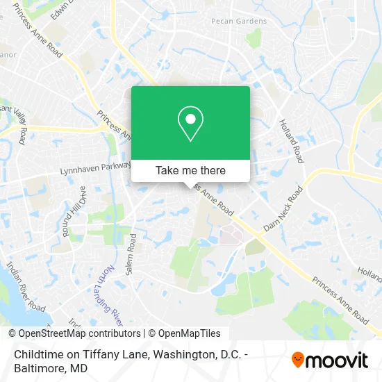 Childtime on Tiffany Lane map