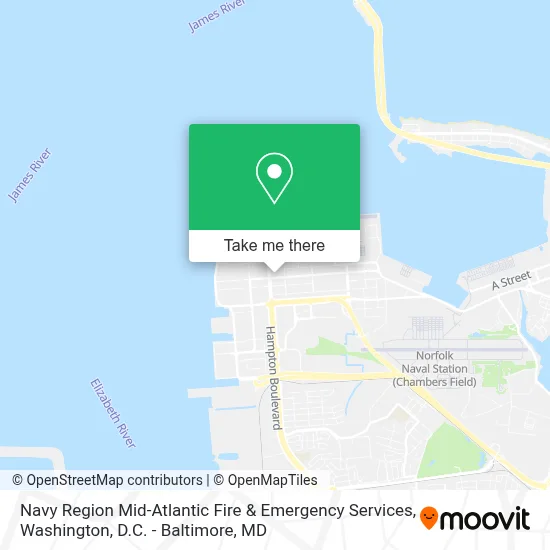 Navy Region Mid-Atlantic Fire & Emergency Services map