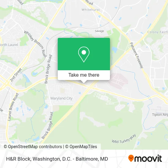 H&R Block map