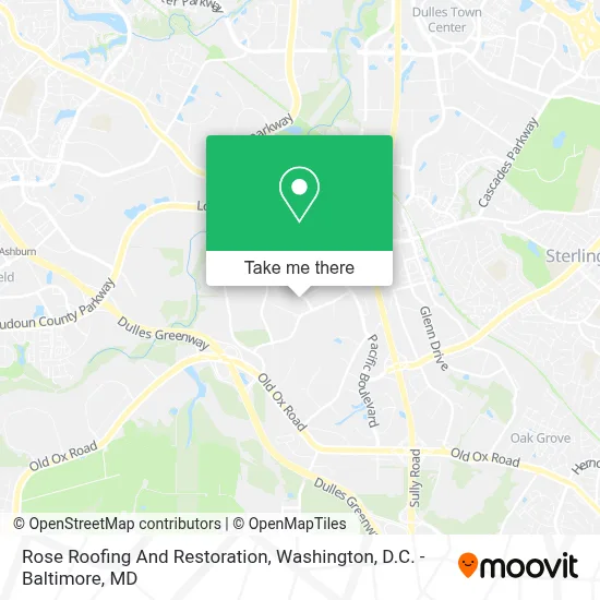 Rose Roofing And Restoration map