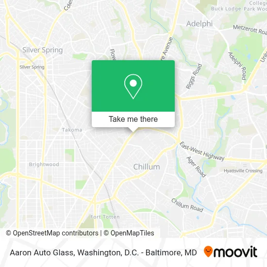 Aaron Auto Glass map