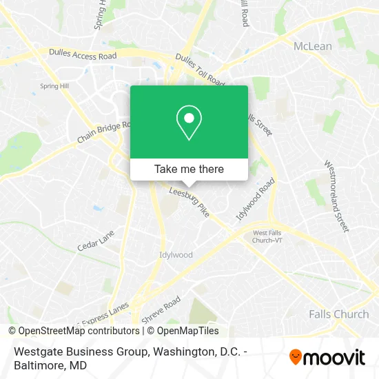 Westgate Business Group map