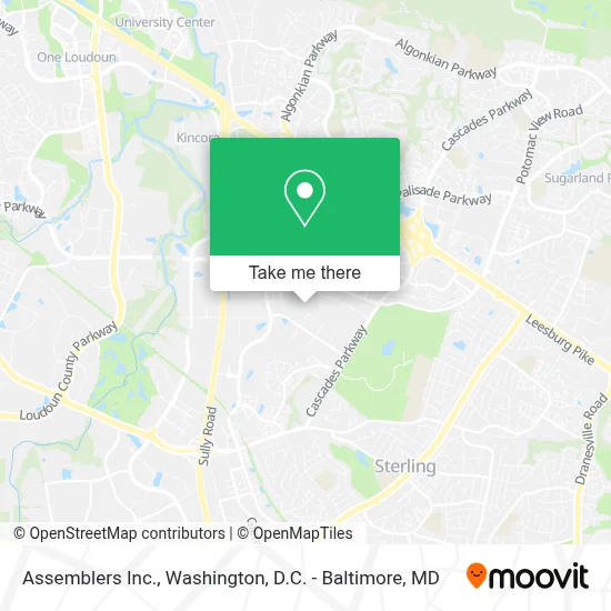 Assemblers Inc. map