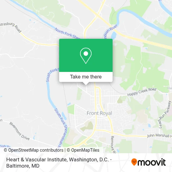 Heart & Vascular Institute map