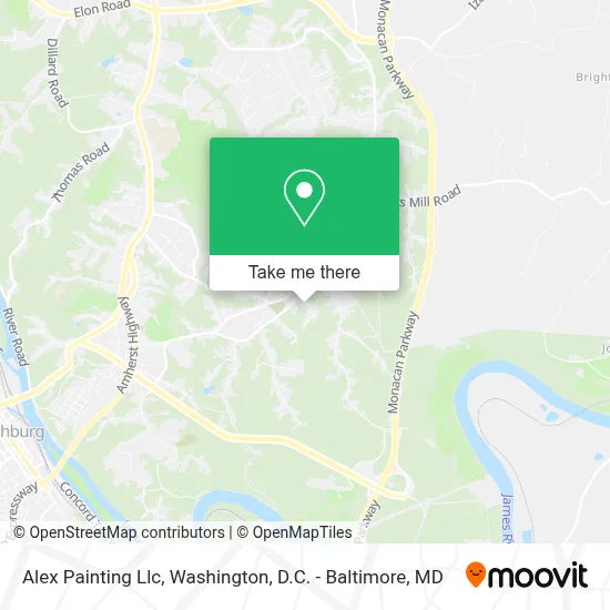 Alex Painting Llc map