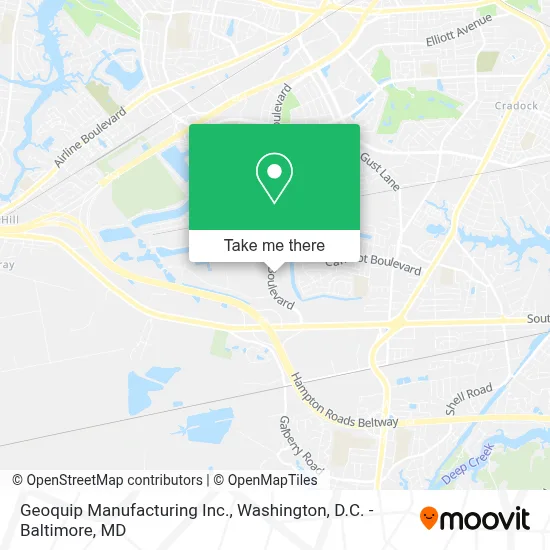 Geoquip Manufacturing Inc. map