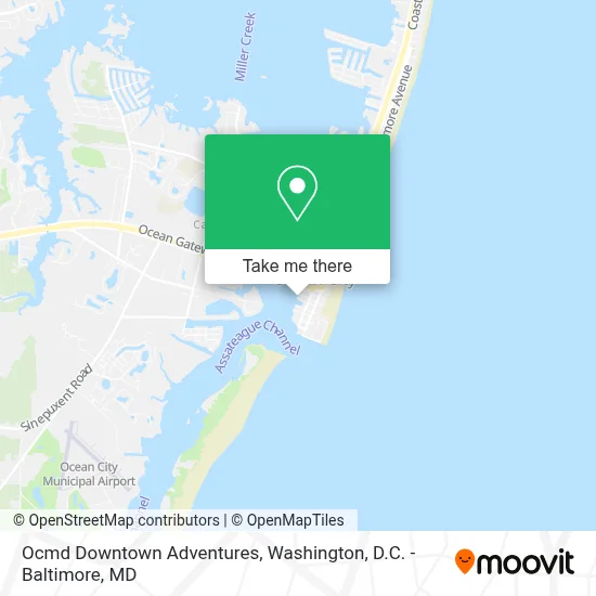 Ocmd Downtown Adventures map