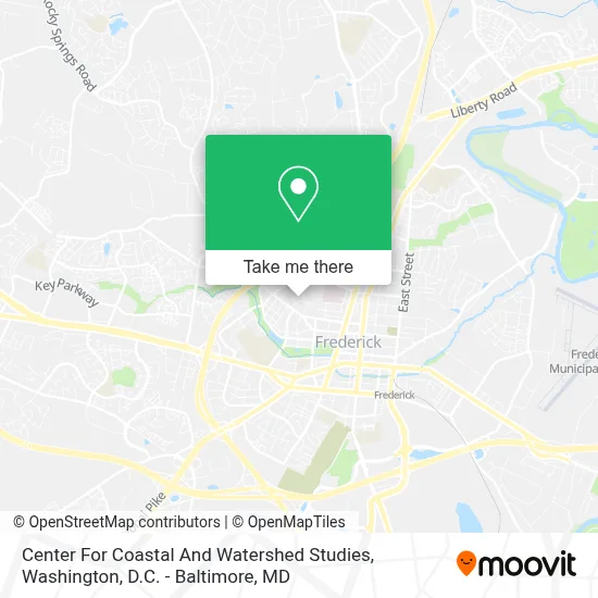 Center For Coastal And Watershed Studies map