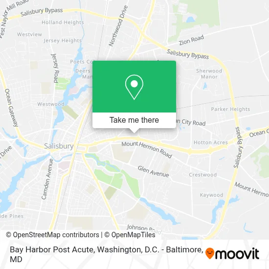 Bay Harbor Post Acute map