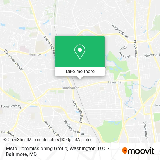 Mstb Commissioning Group map