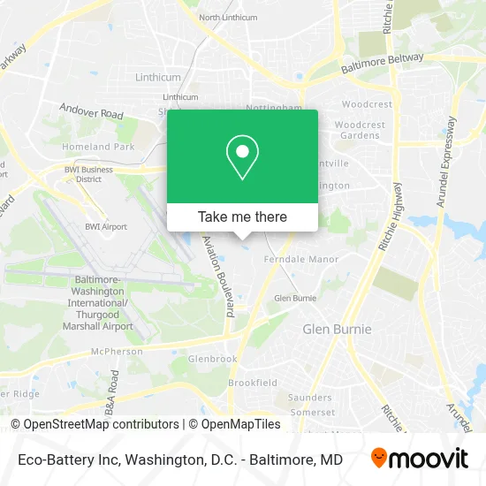 Eco-Battery Inc map