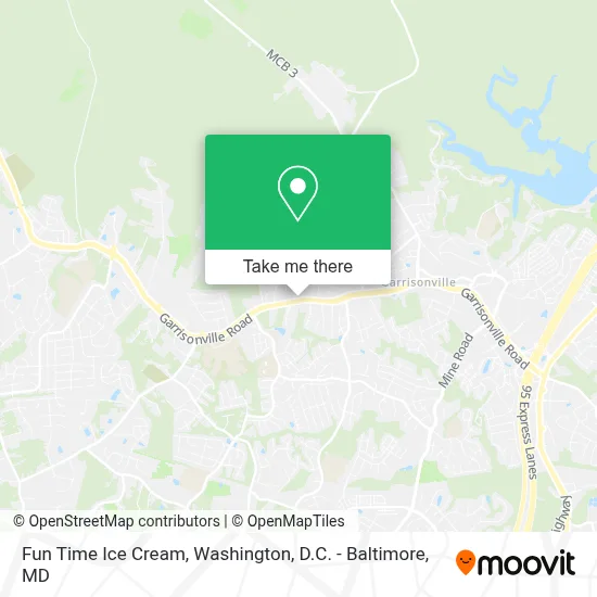 Fun Time Ice Cream map