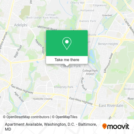 Apartment Available map