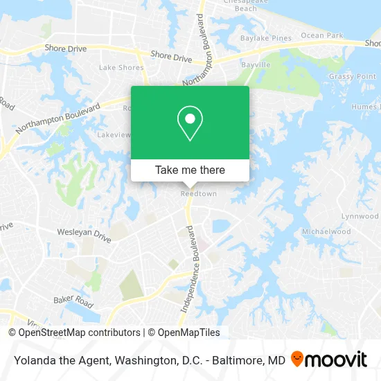 Yolanda the Agent map