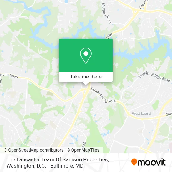 The Lancaster Team Of Samson Properties map