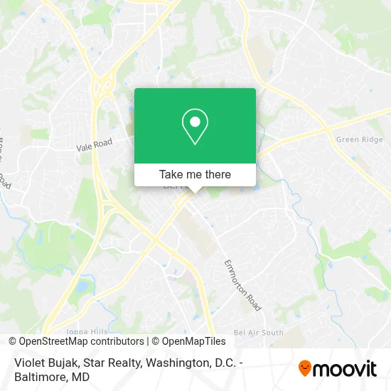 Violet Bujak, Star Realty map