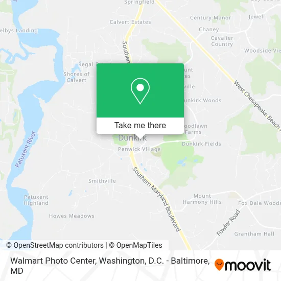 Walmart Photo Center map