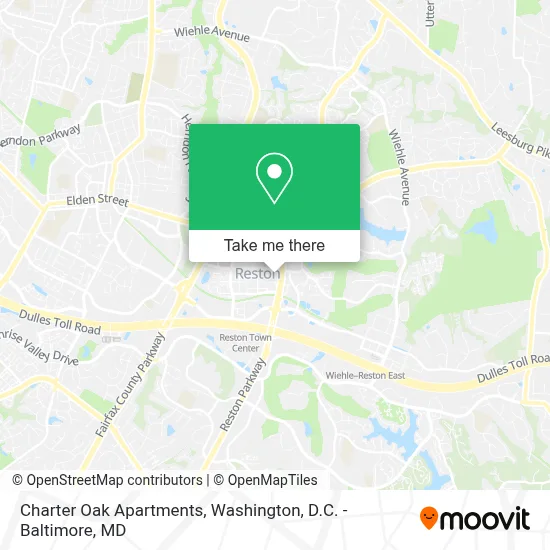 Charter Oak Apartments map