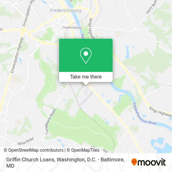 Griffin Church Loans map