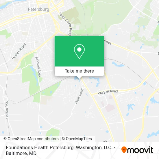 Foundations Health Petersburg map