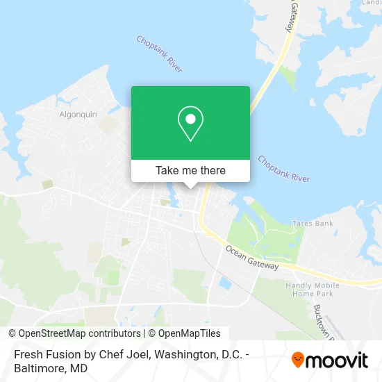 Fresh Fusion by Chef Joel map