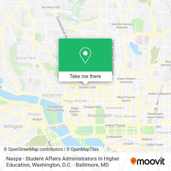 Naspa - Student Affairs Administrators In Higher Education map