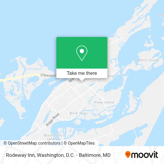 Rodeway Inn map