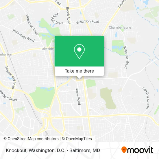 Knockout map