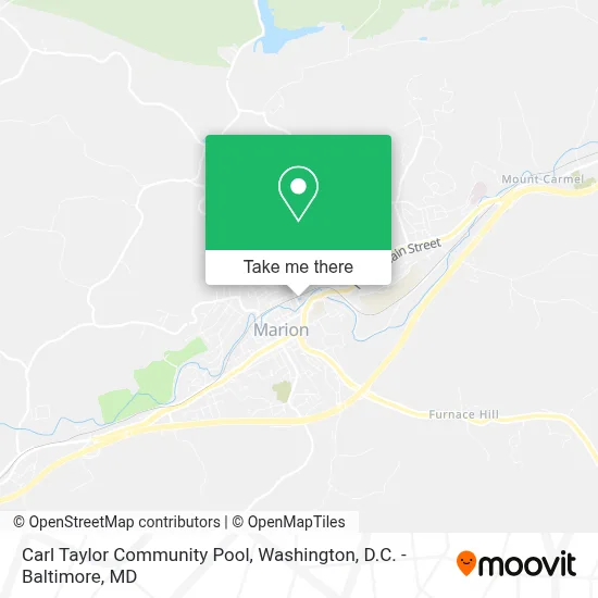 Carl Taylor Community Pool map