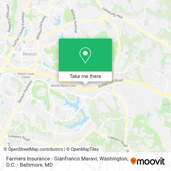 Farmers Insurance - Gianfranco Maravi map