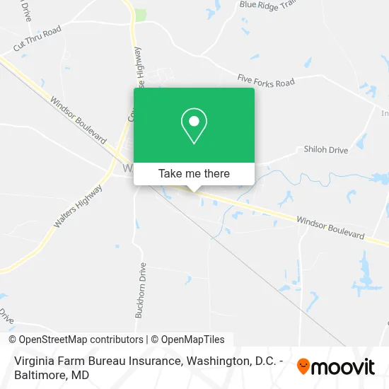 Virginia Farm Bureau Insurance map
