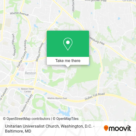 Unitarian Universalist Church map