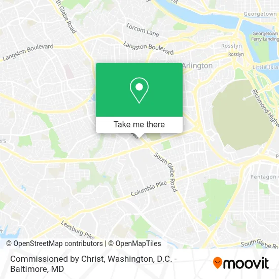 Commissioned by Christ map
