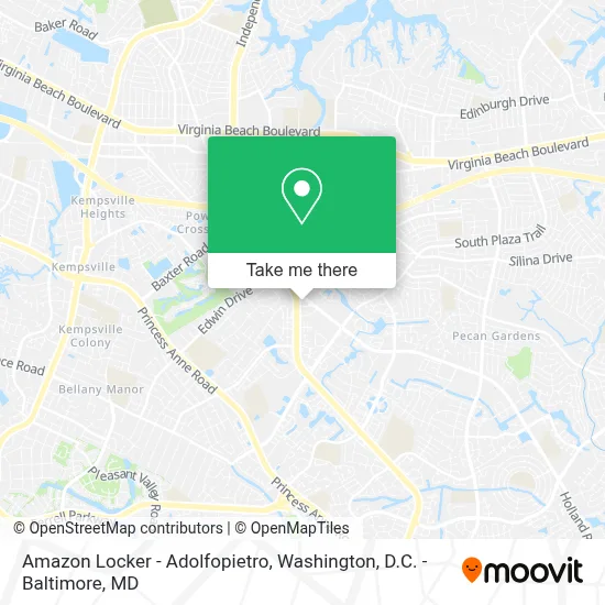 Amazon Locker - Adolfopietro map