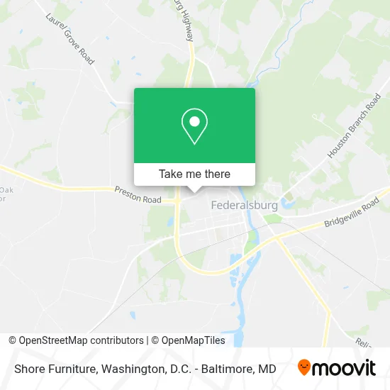 Shore Furniture map