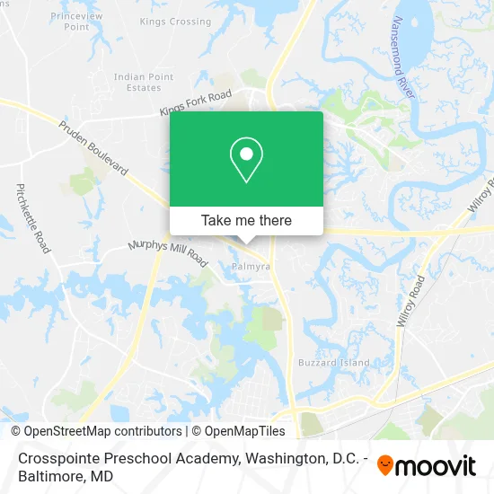Crosspointe Preschool Academy map