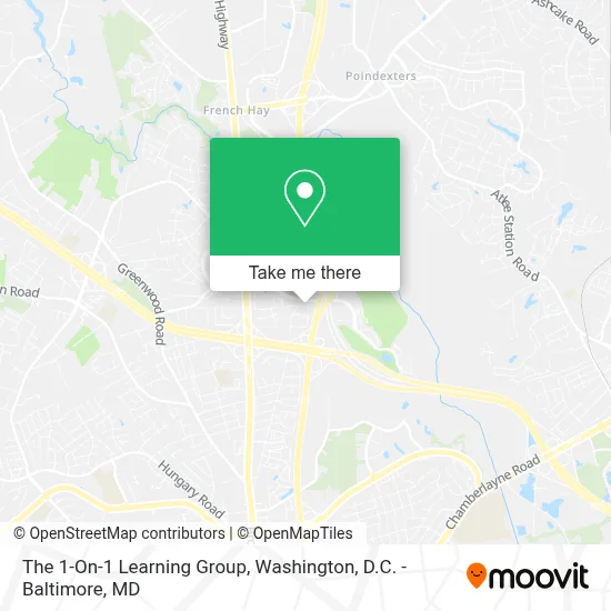 The 1-On-1 Learning Group map