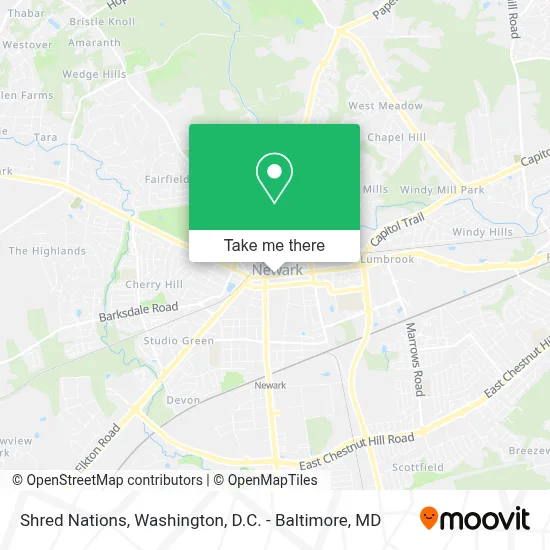 Shred Nations map