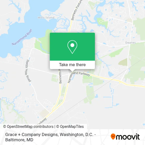 Grace + Company Designs map
